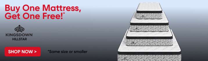 Buy One Mattress, Get One Free! Shop Now.
