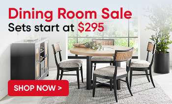 Dining Room Sale, sets start at $295. Shop Now.
