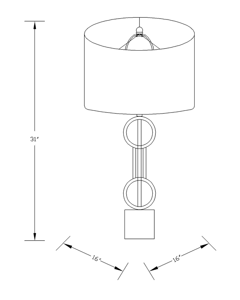 Newbury Creek Gold Lamp - Thumbnail - Image 10