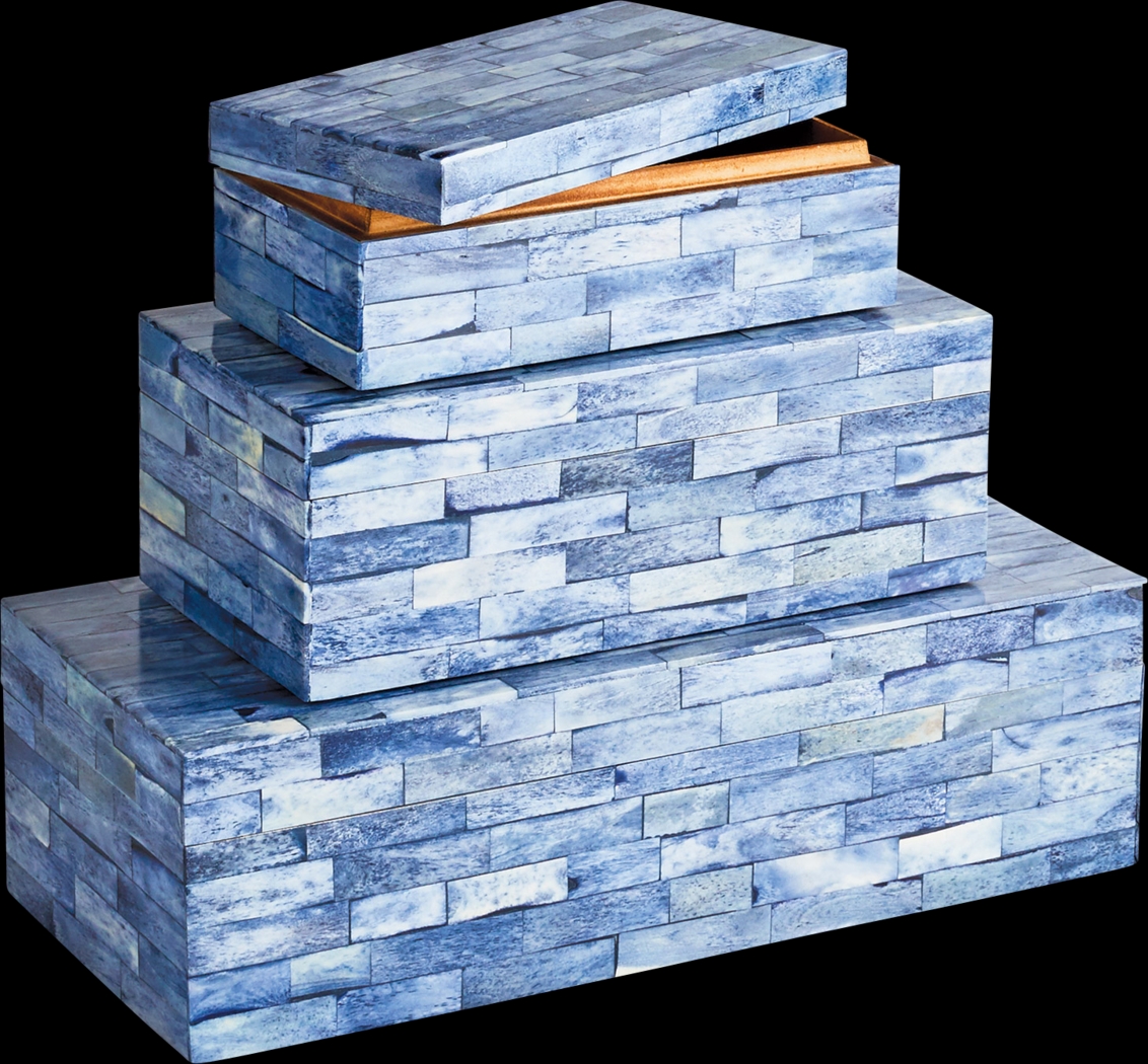 Newdale Blue Decorative Box - Thumbnail - Image 1