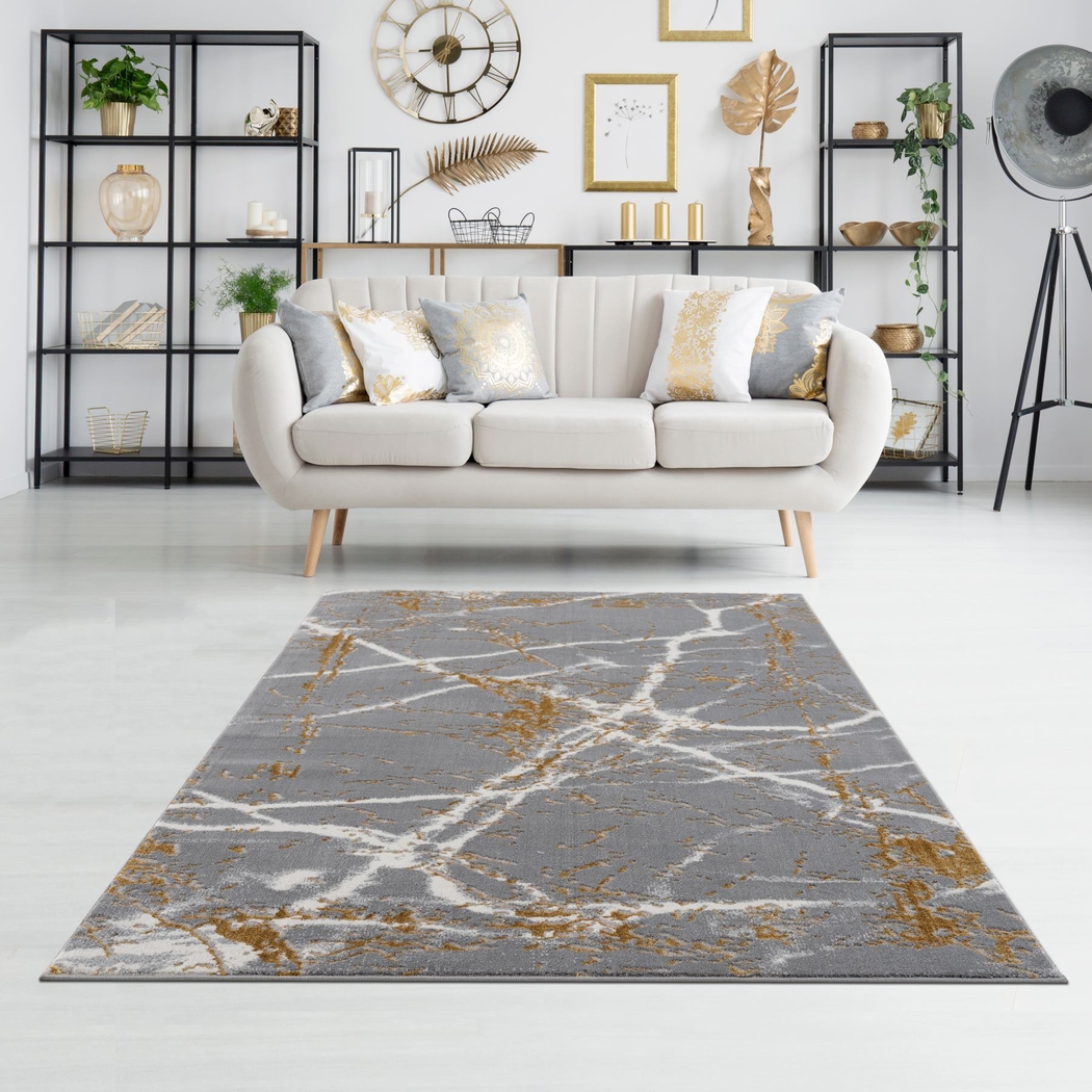 Newgard Gray 5'3 x 7'6 Rug - Thumbnail - Image 2