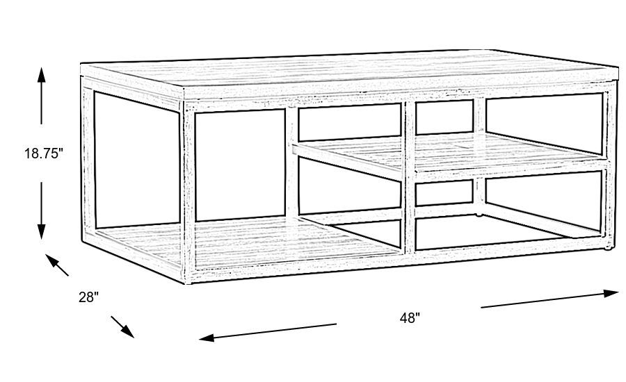 Dimension Image. Please refer to the Dimension Tab on this page for dimension details.