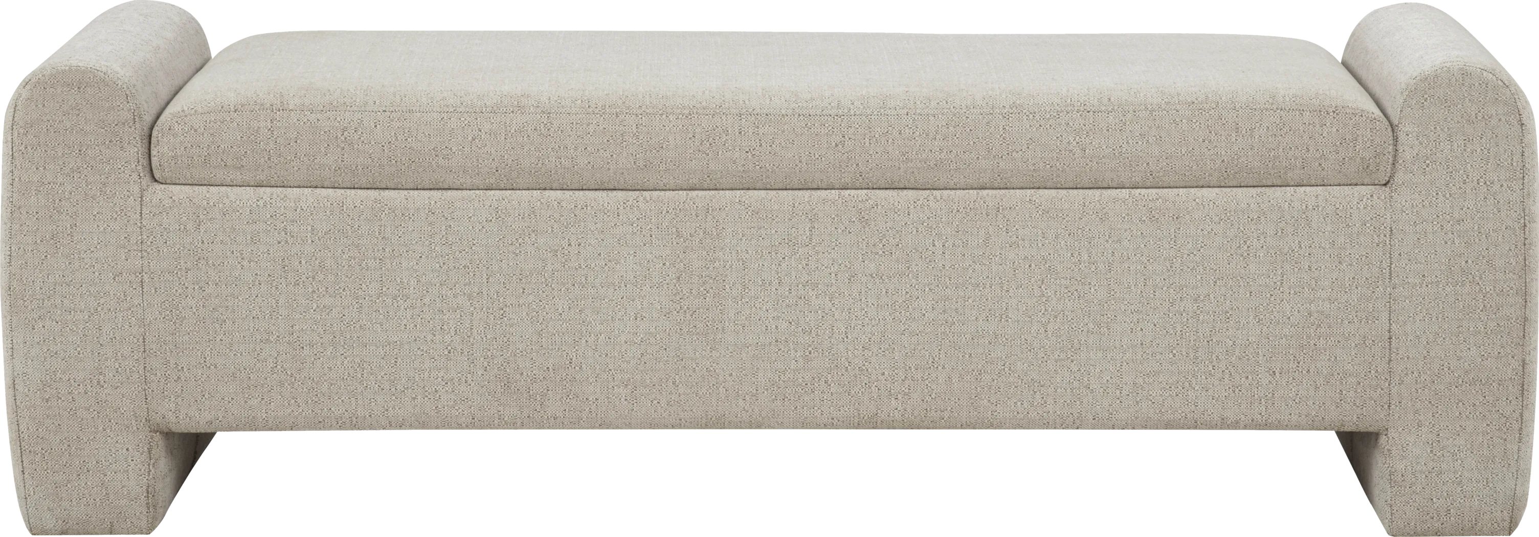 Newman Ivory Storage Bench - Image 2