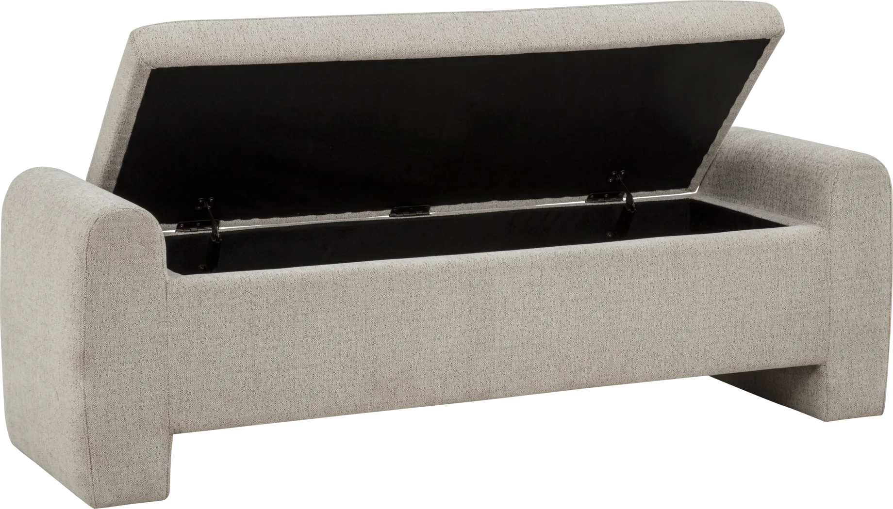 Newman Ivory Storage Bench - Image 3