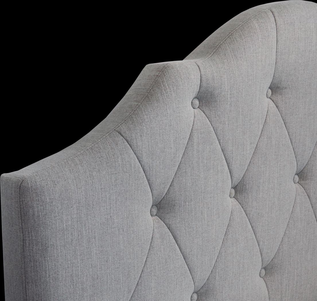 Newning Gray Queen Upholstered Bed - Thumbnail - Image 5