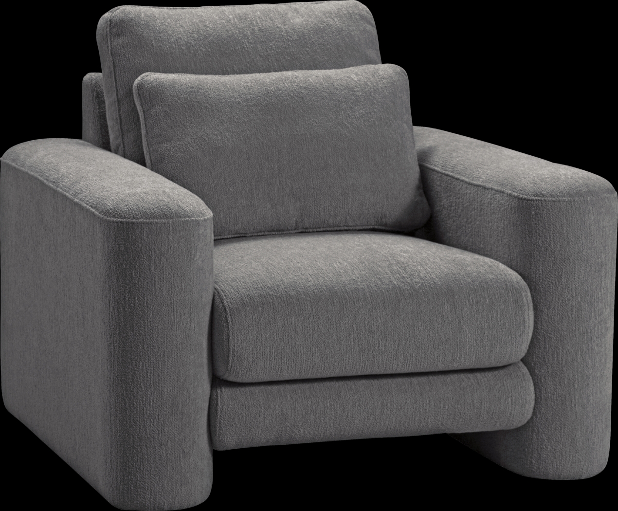 Newton Charcoal 3 Pc Living Room - Thumbnail - Image 6