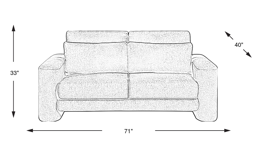 Dimension Image. Please refer to the Dimension Tab on this page for dimension details.