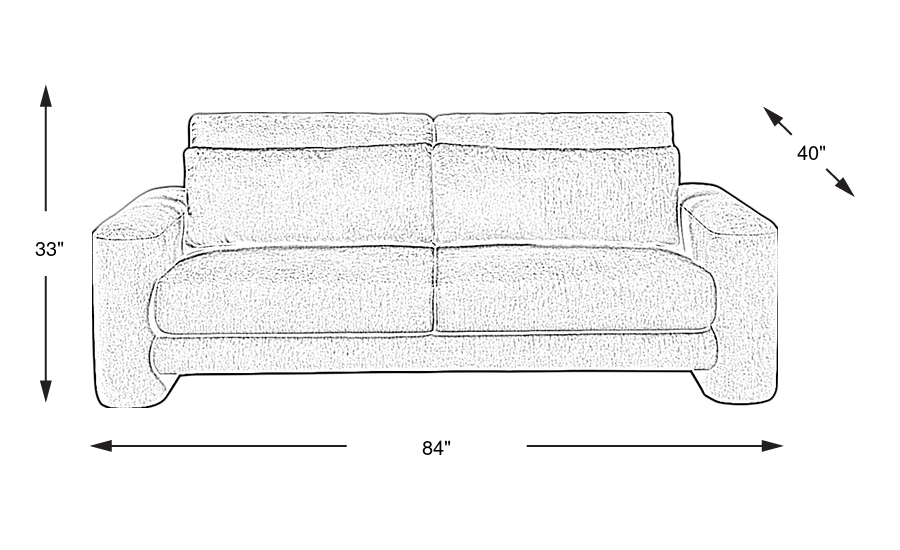 Dimension Image. Please refer to the Dimension Tab on this page for dimension details.