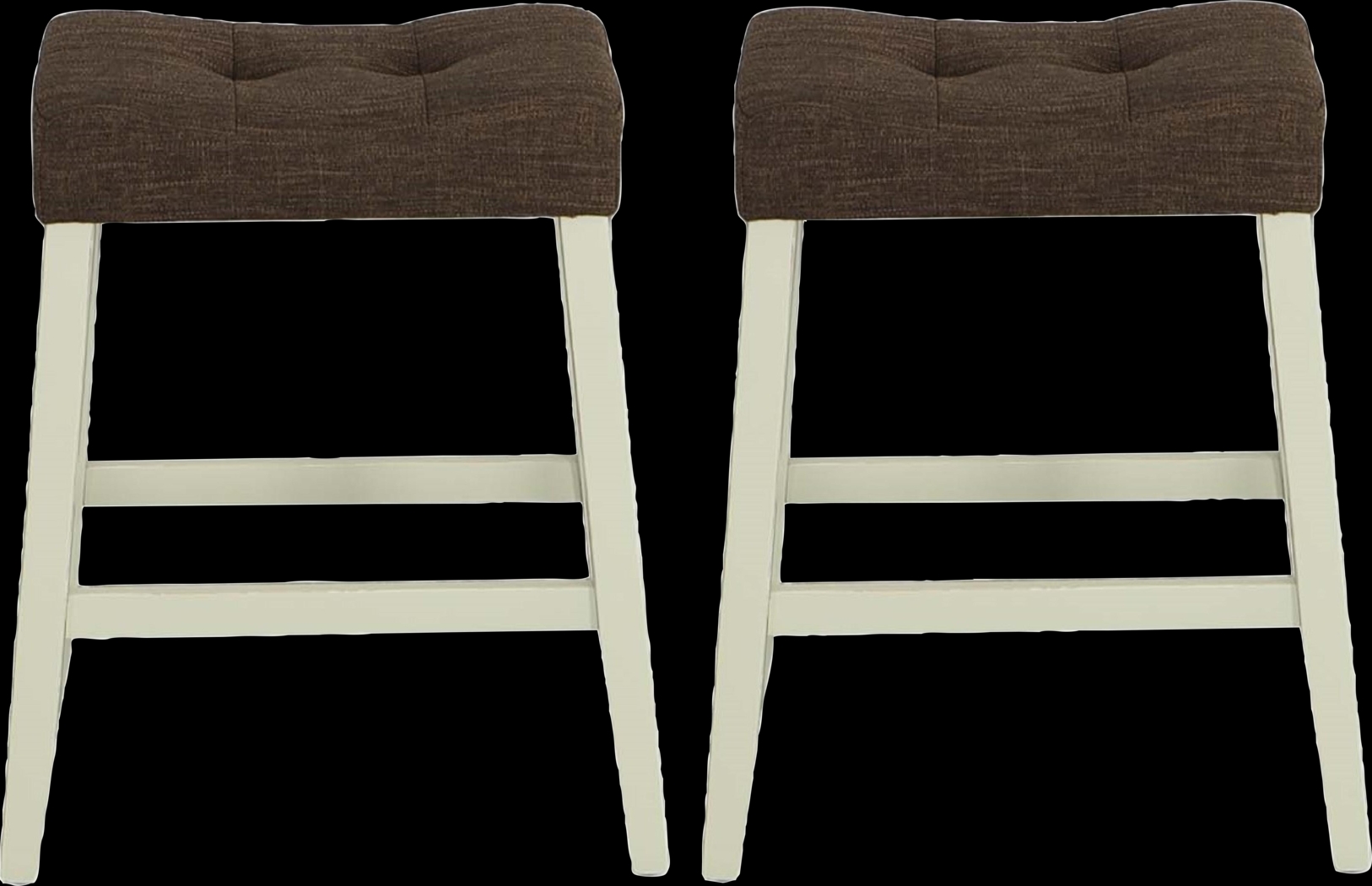 Newtowne Off-White Counter Stool, Set of 2 - Thumbnail - Image 2