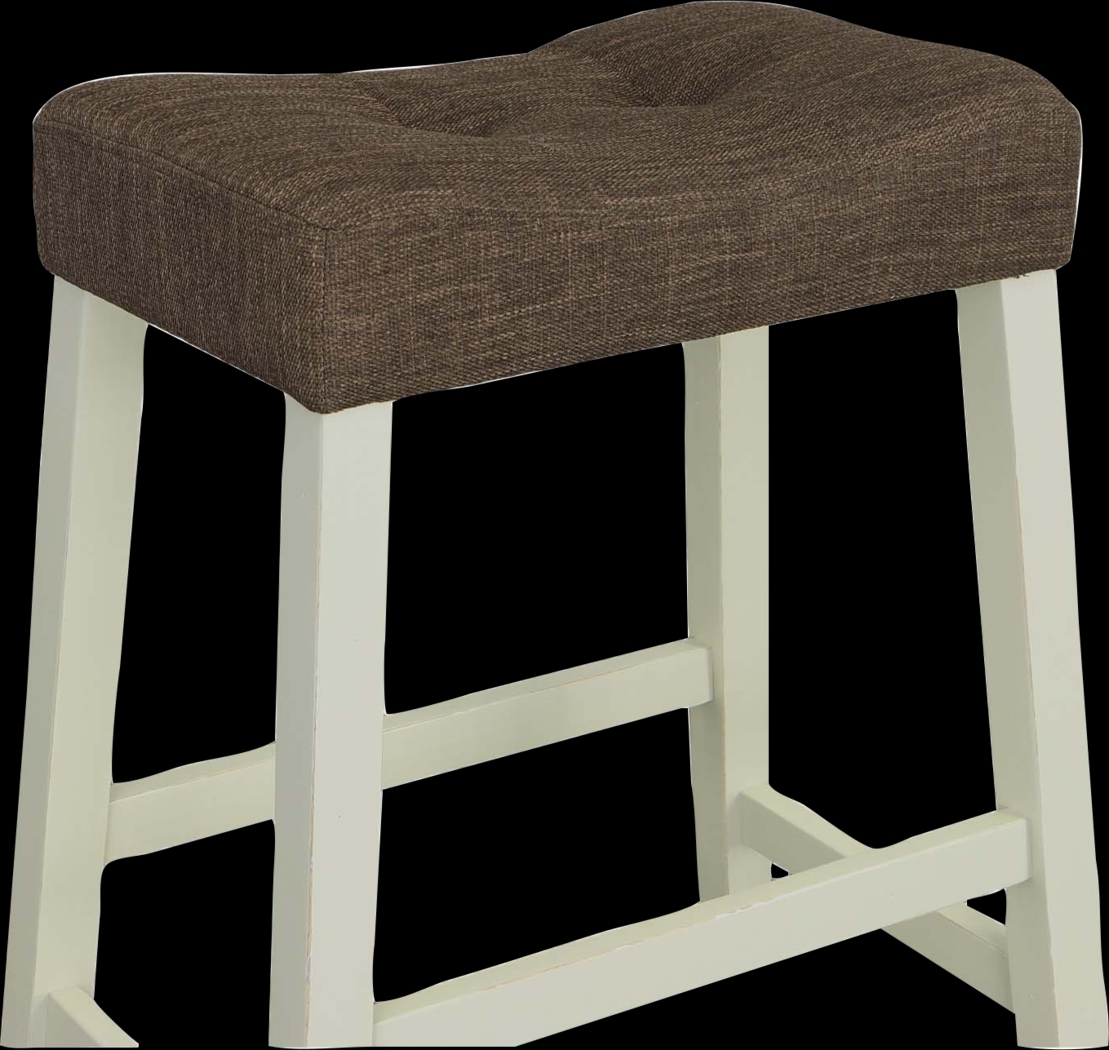 Newtowne Off-White Counter Stool, Set of 2 - Thumbnail - Image 3