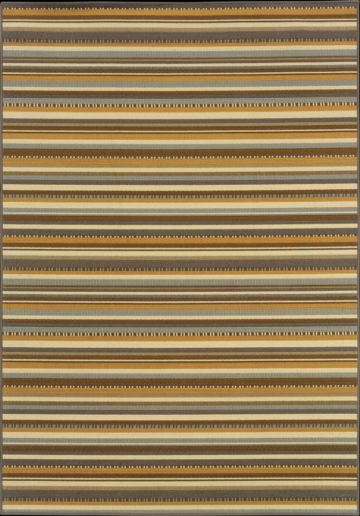 Neyan Gray 6'7 x 9'6 Indoor/Outdoor Rug - Thumbnail - Image 1