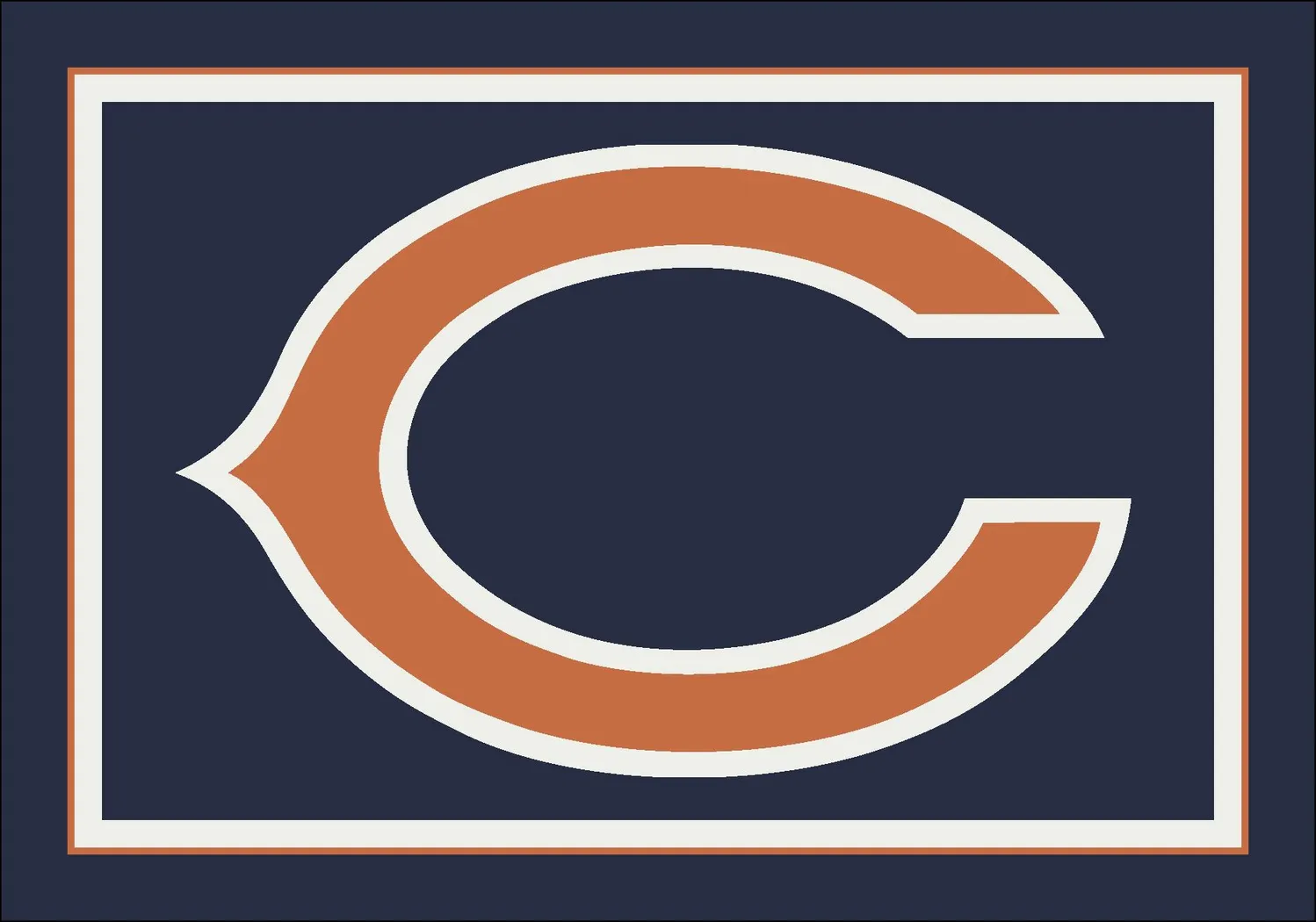 NFL Bears Spirit 5 x 8 Rug - Thumbnail - Image 1