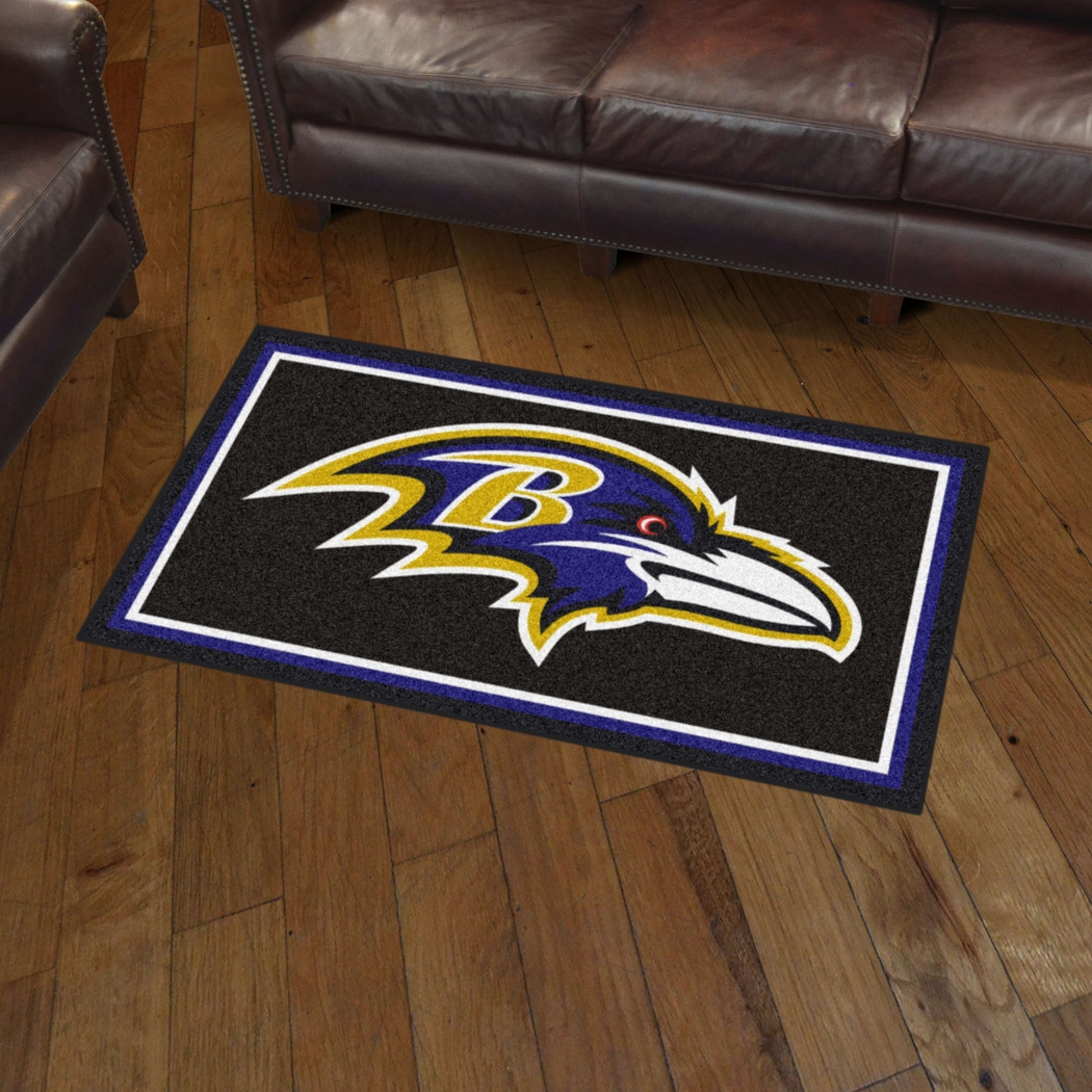 NFL Big Game Baltimore Ravens 3' x 5' Rug - Thumbnail - Image 2
