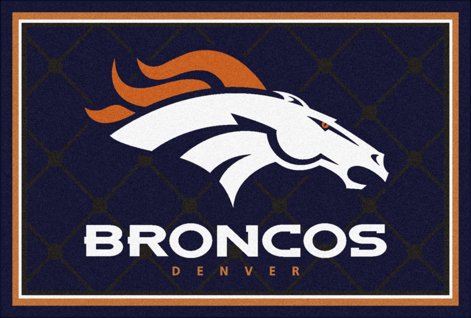 NFL Big Game Denver Broncos 5' x 8' Rug - Thumbnail - Image 1