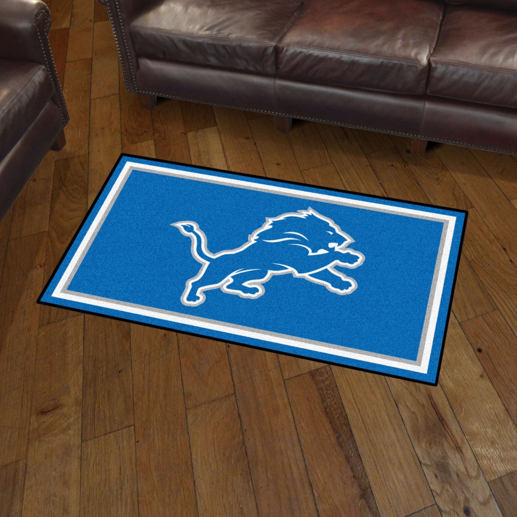 NFL Big Game Detroit Lions 3' x 5' Rug - Thumbnail - Image 2