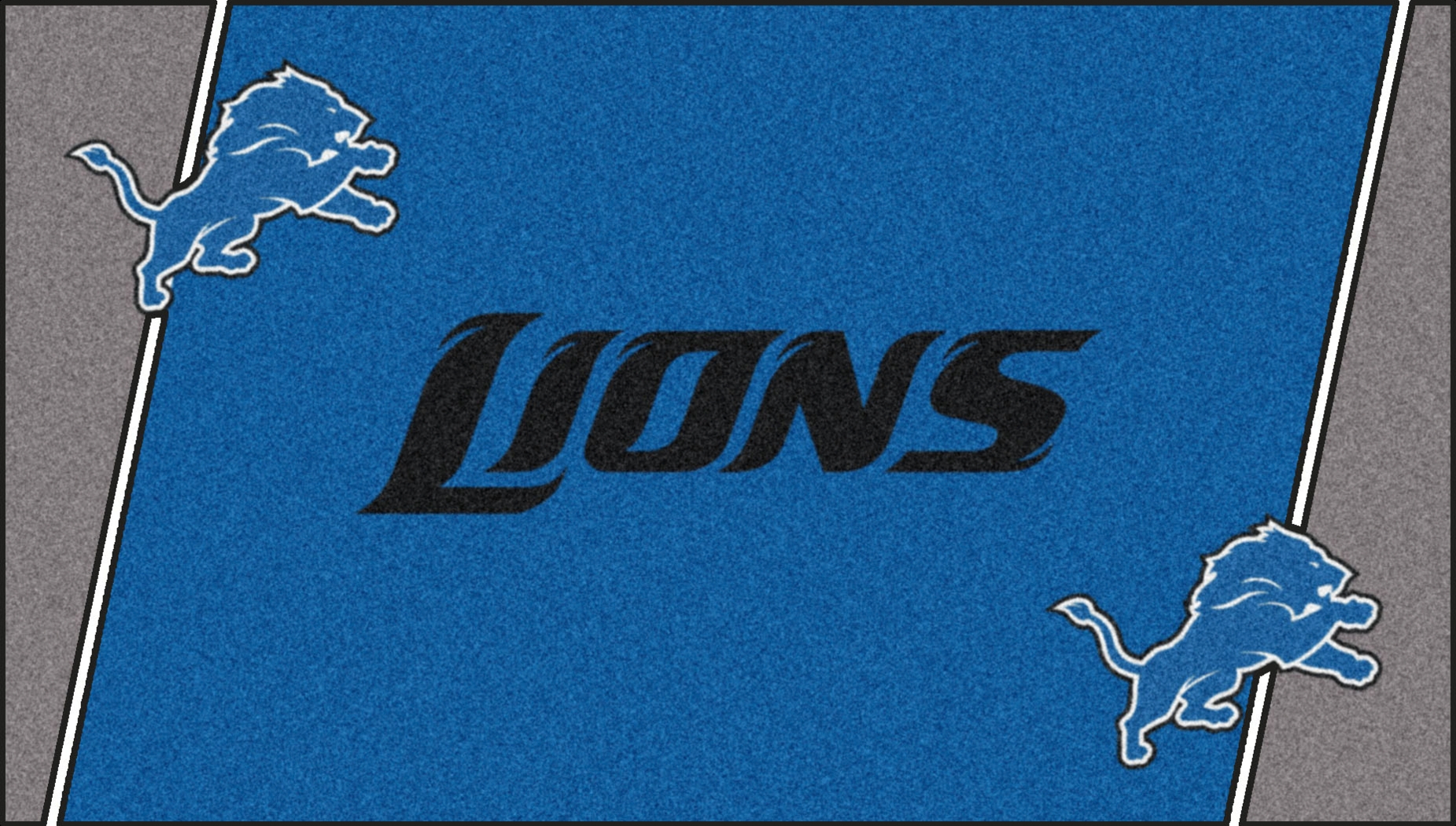 NFL Big Game Detroit Lions 3' x 5' Rug - Thumbnail - Image 1