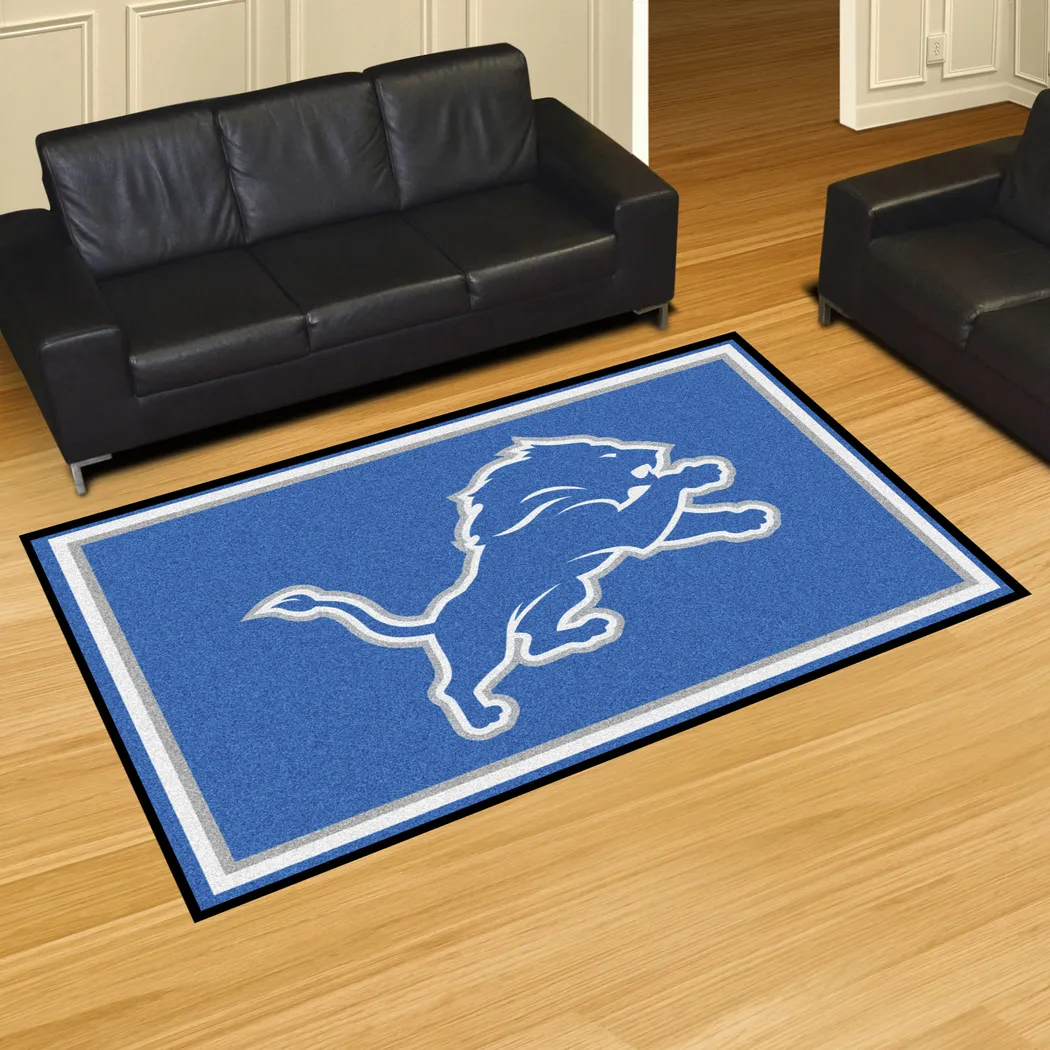 NFL Big Game Detroit Lions 5' x 8' Rug - Thumbnail - Image 2