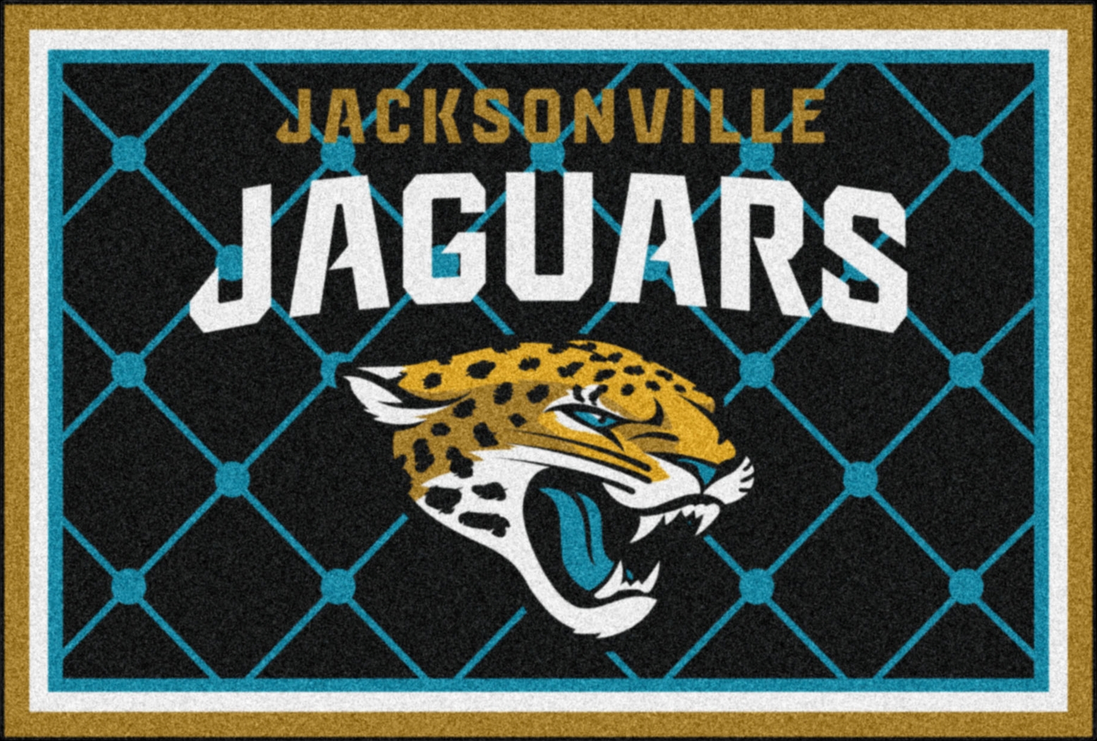 NFL Big Game Jacksonville Jaguars 5' x 8' Rug - Thumbnail - Image 1