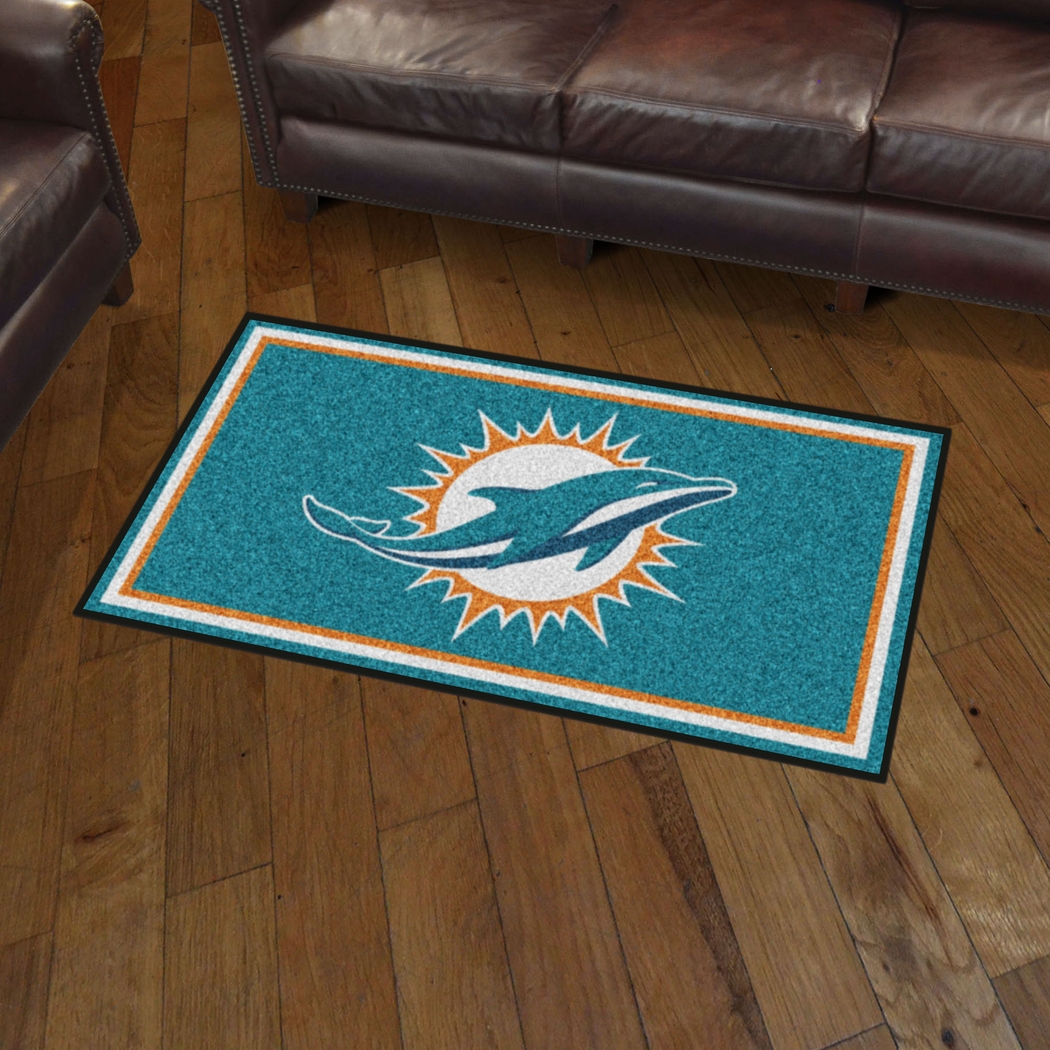 NFL Big Game Miami Dolphins 3' x 5' Rug - Thumbnail - Image 2