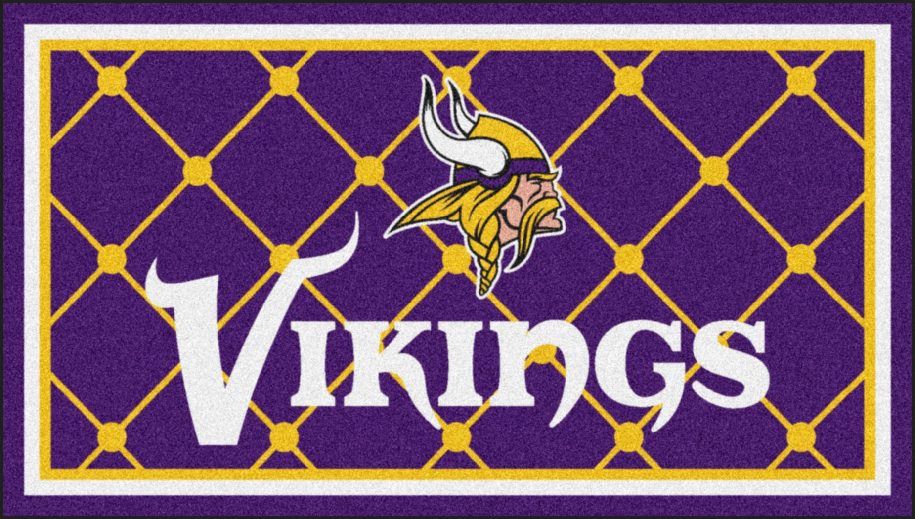 NFL Big Game Minnesota Vikings 3' x 5' Rug - Thumbnail - Image 1