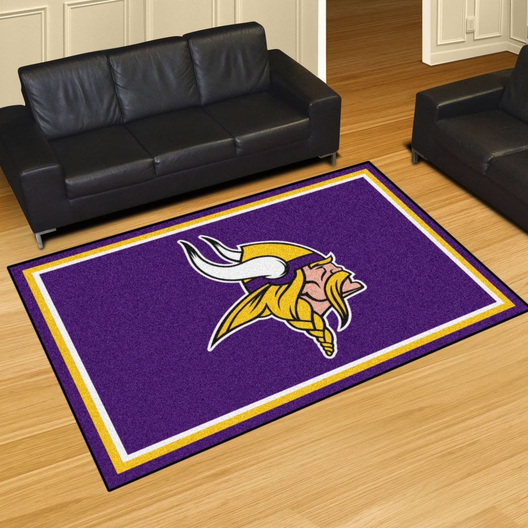 NFL Big Game Minnesota Vikings 5' x 8' Rug - Thumbnail - Image 2