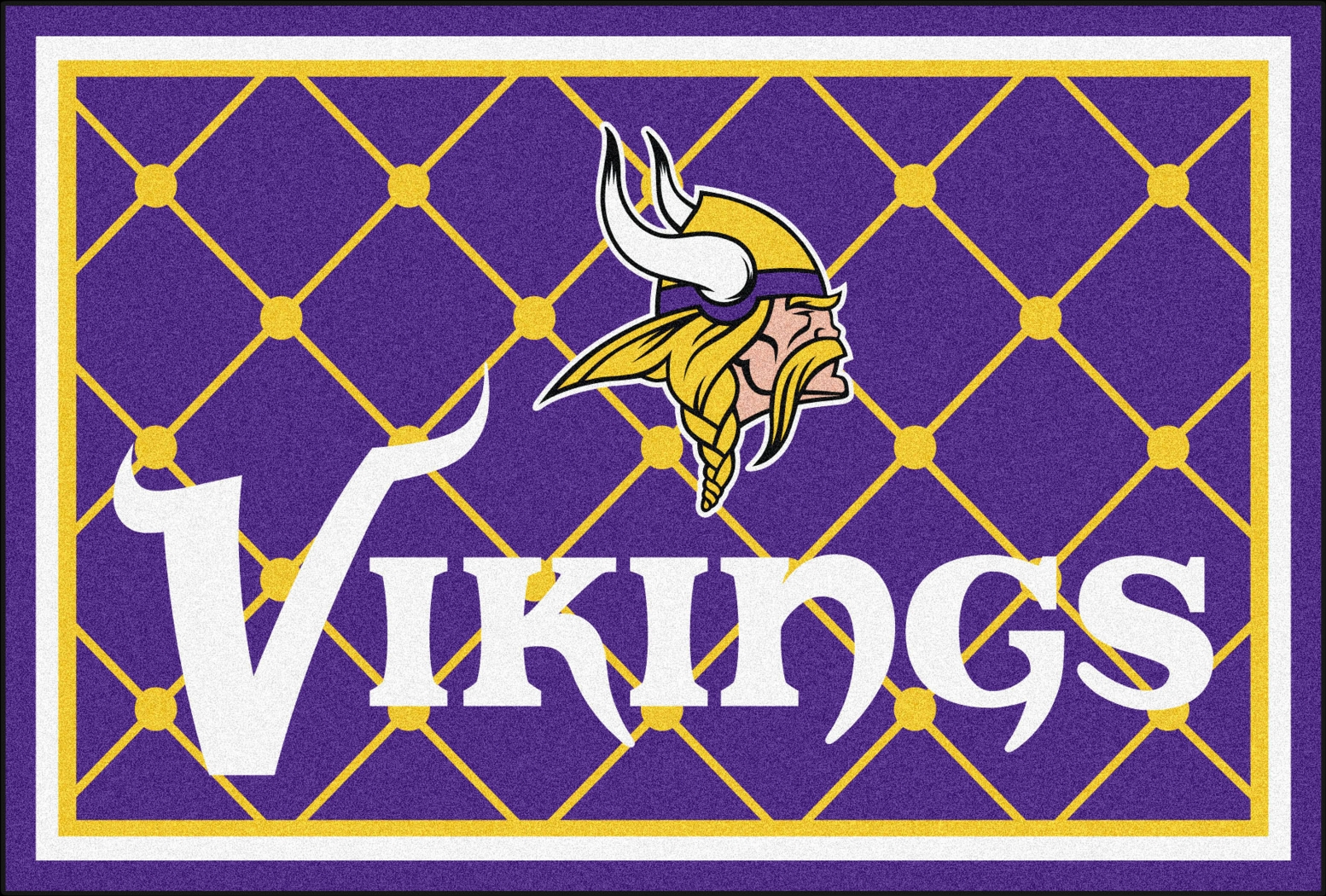 NFL Big Game Minnesota Vikings 5' x 8' Rug - Thumbnail - Image 1