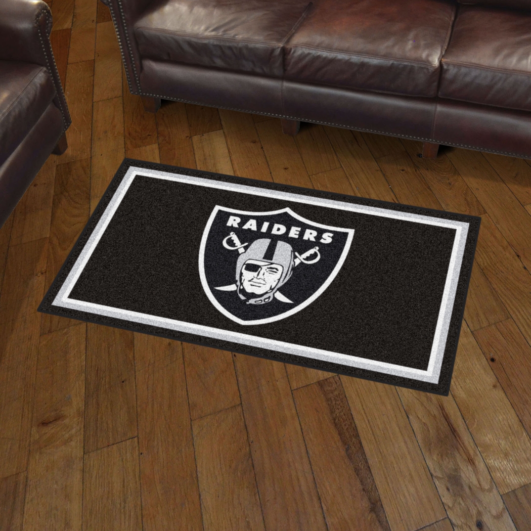 NFL Big Game Oakland Raiders 3' x 5' Rug - Thumbnail - Image 2
