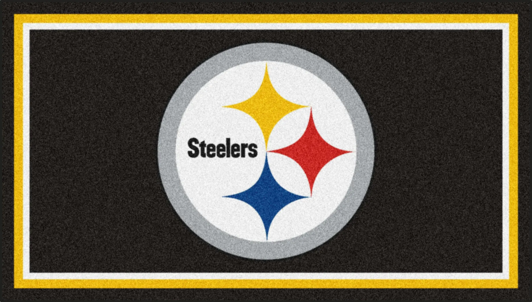 NFL Big Game Pittsburgh Steelers 3' x 5' Rug - Thumbnail - Image 1