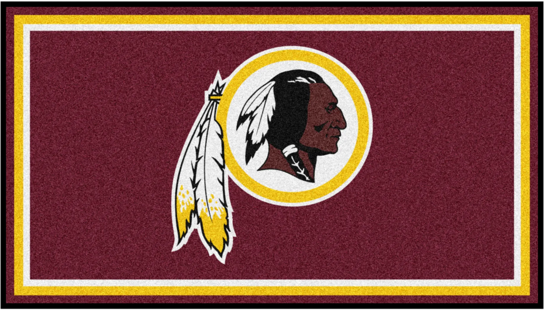 NFL Big Game Washington Redskins 3' x 5' Rug - Thumbnail - Image 1