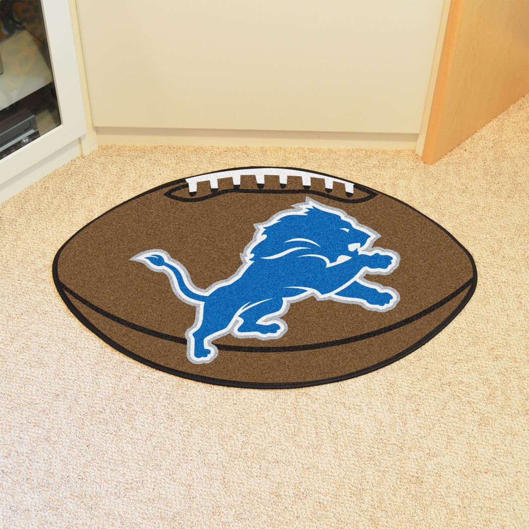 NFL Football Mascot Detroit Lions 1'6"x 1'10" Rug - Thumbnail - Image 2