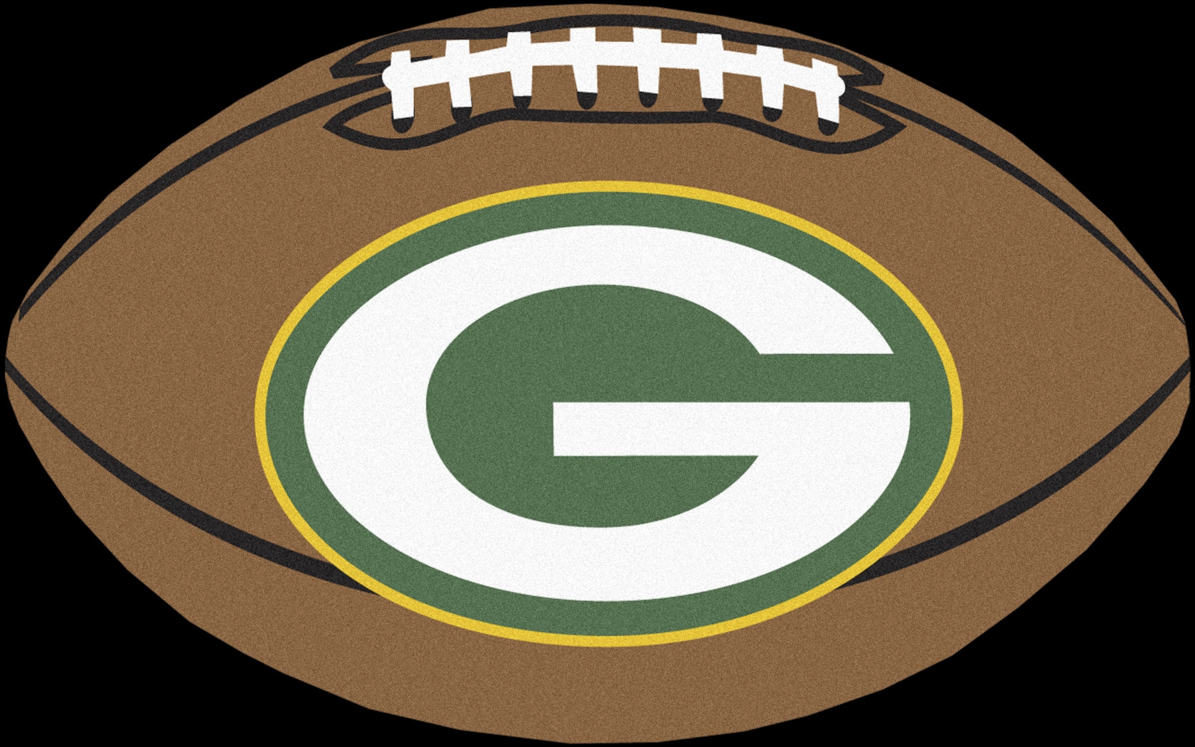 NFL Football Mascot Green Bay Packers 1'6"x 1'10" Rug - Thumbnail - Image 1