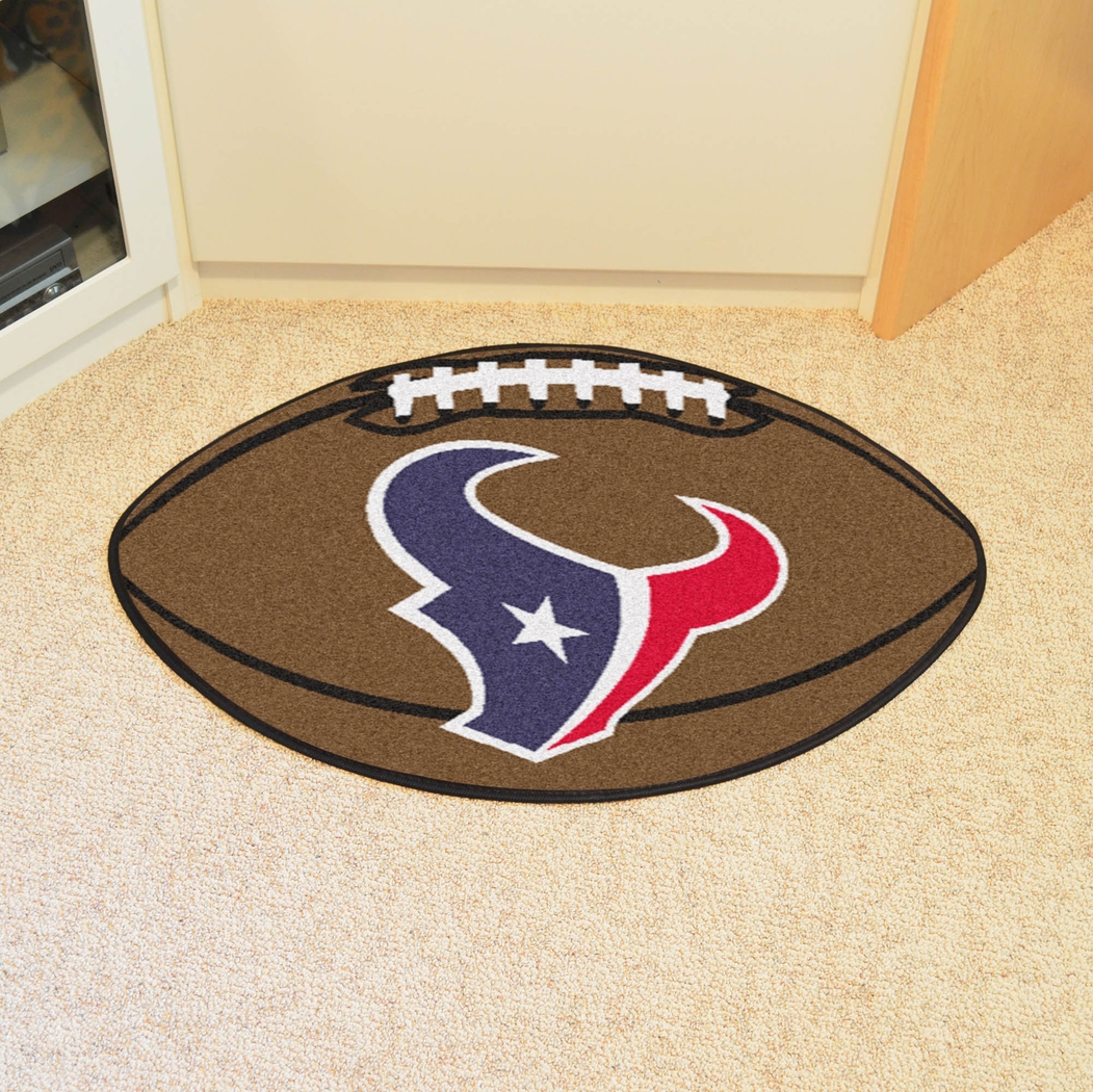 NFL Football Mascot Houston Texans 1'6"x 1'10" Rug - Thumbnail - Image 2