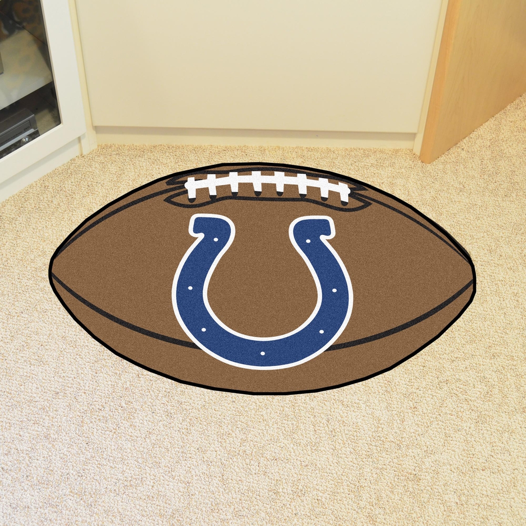 NFL Football Mascot Indianapolis Colts 1'6"x 1'10" Rug - Thumbnail - Image 2