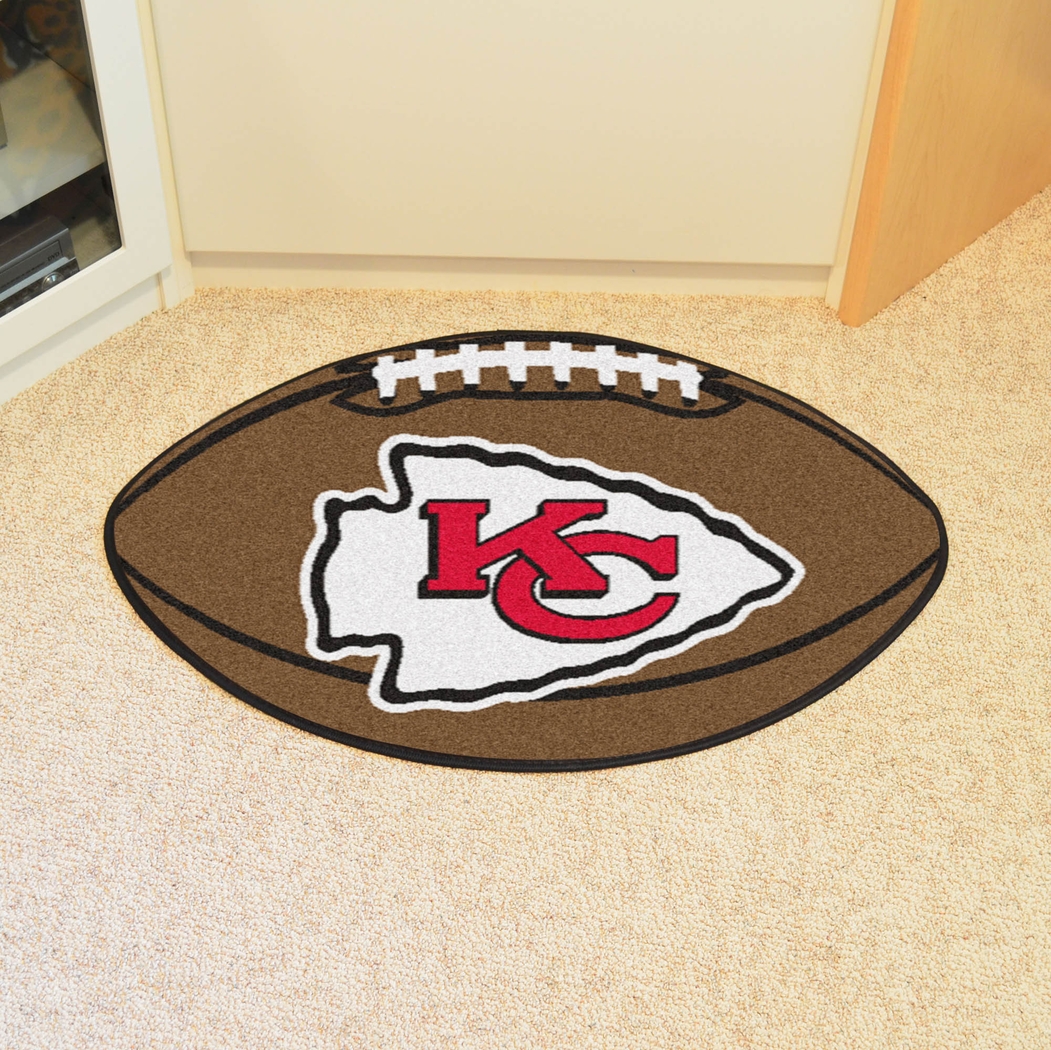 NFL Football Mascot Kansas City Chiefs 1'6"x 1'10" Rug - Thumbnail - Image 2