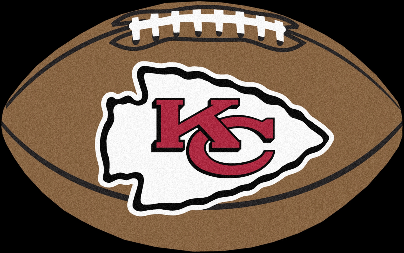 NFL Football Mascot Kansas City Chiefs 1'6"x 1'10" Rug - Thumbnail - Image 1