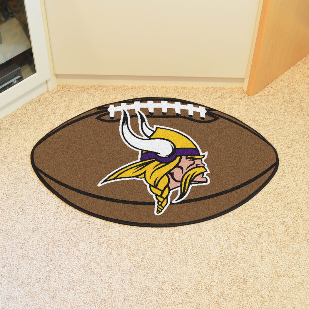 NFL Football Mascot Minnesota Vikings 1'6"x 1'10" Rug - Thumbnail - Image 2