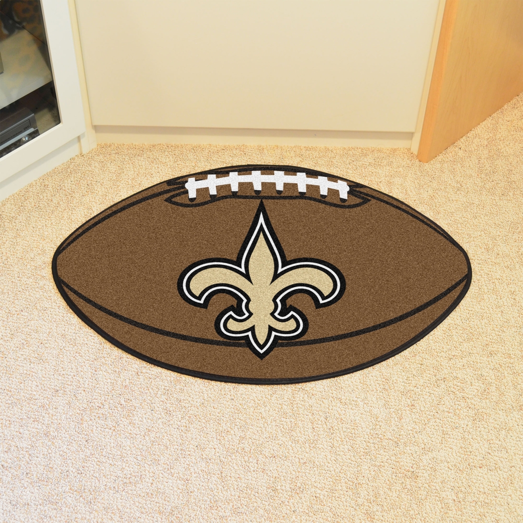 NFL Football Mascot New Orleans Saints 1'6"x 1'10" Rug - Thumbnail - Image 2