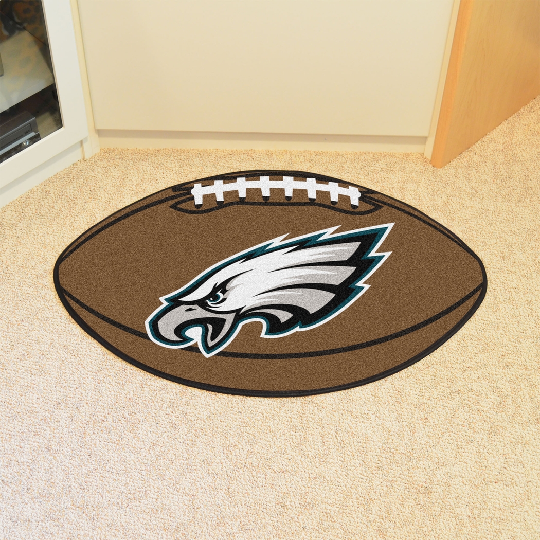 NFL Football Mascot Philadelphia Eagles 1'6" x 1'10" Rug - Thumbnail - Image 2
