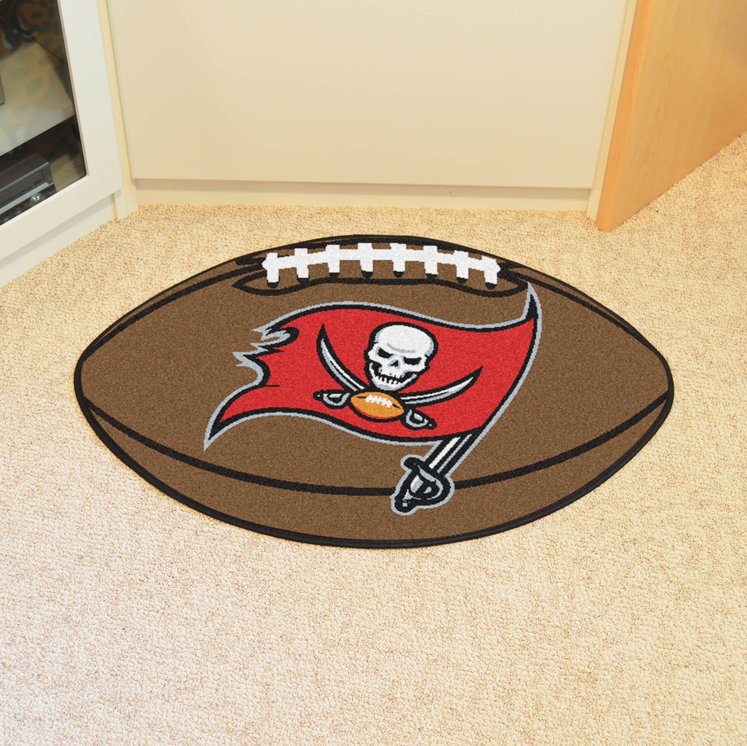 NFL Football Mascot Tampa Bay Buccaneers 1'6" x 1'10" Rug - Thumbnail - Image 2