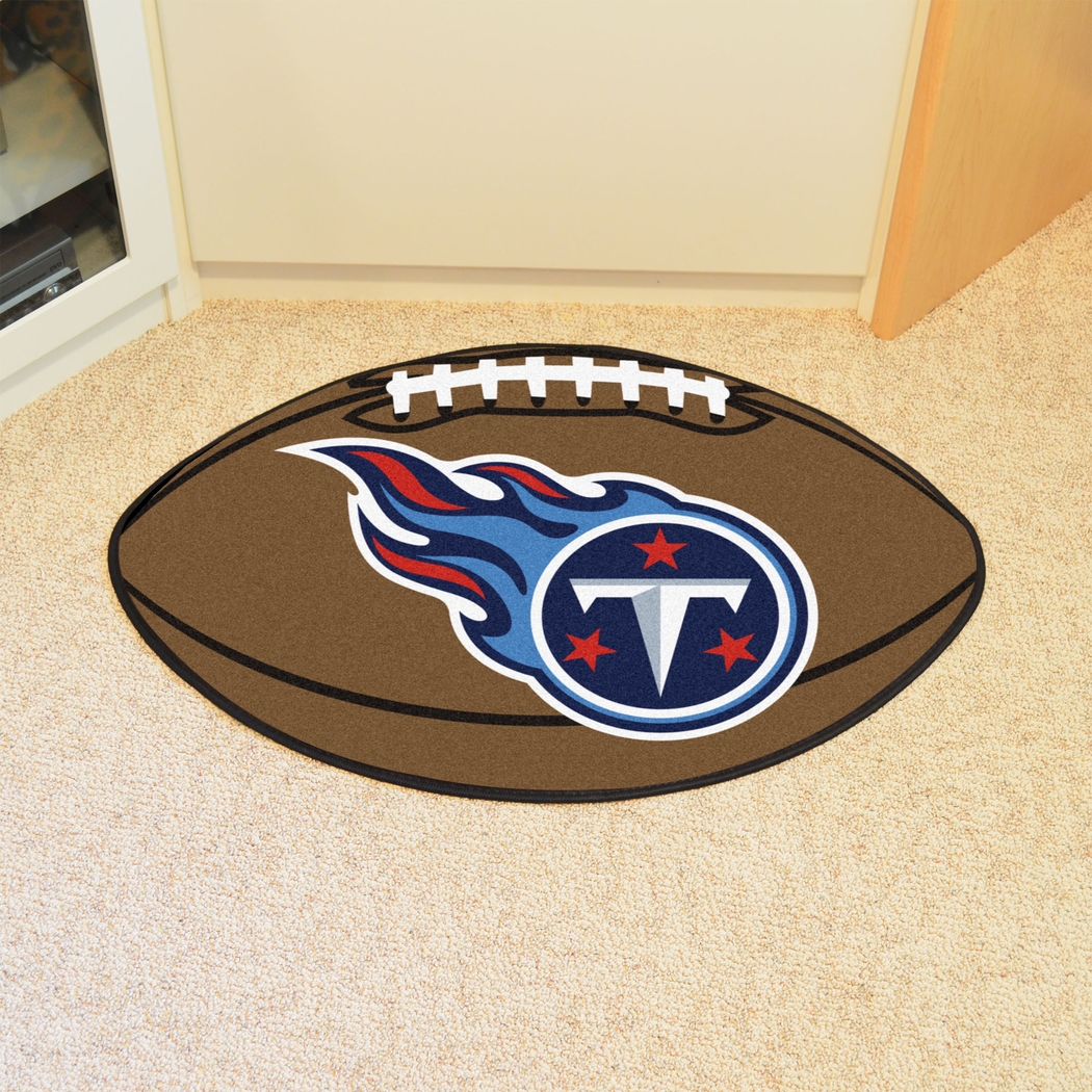 NFL Football Mascot Tennessee Titans 1'6 x 1'10 Rug - Thumbnail - Image 2