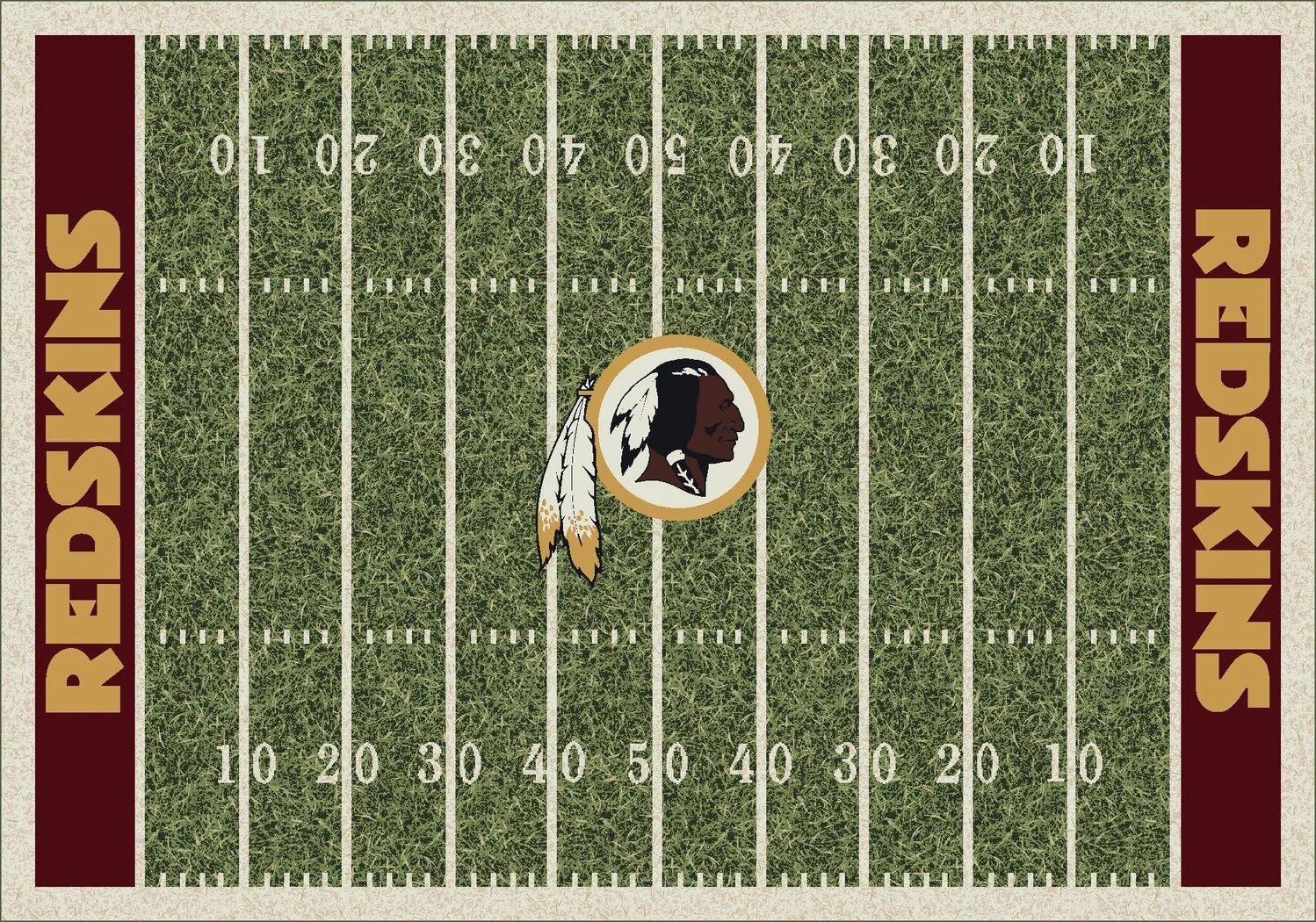NFL Redskins Home Field 5 x 8 Rug - Thumbnail - Image 1