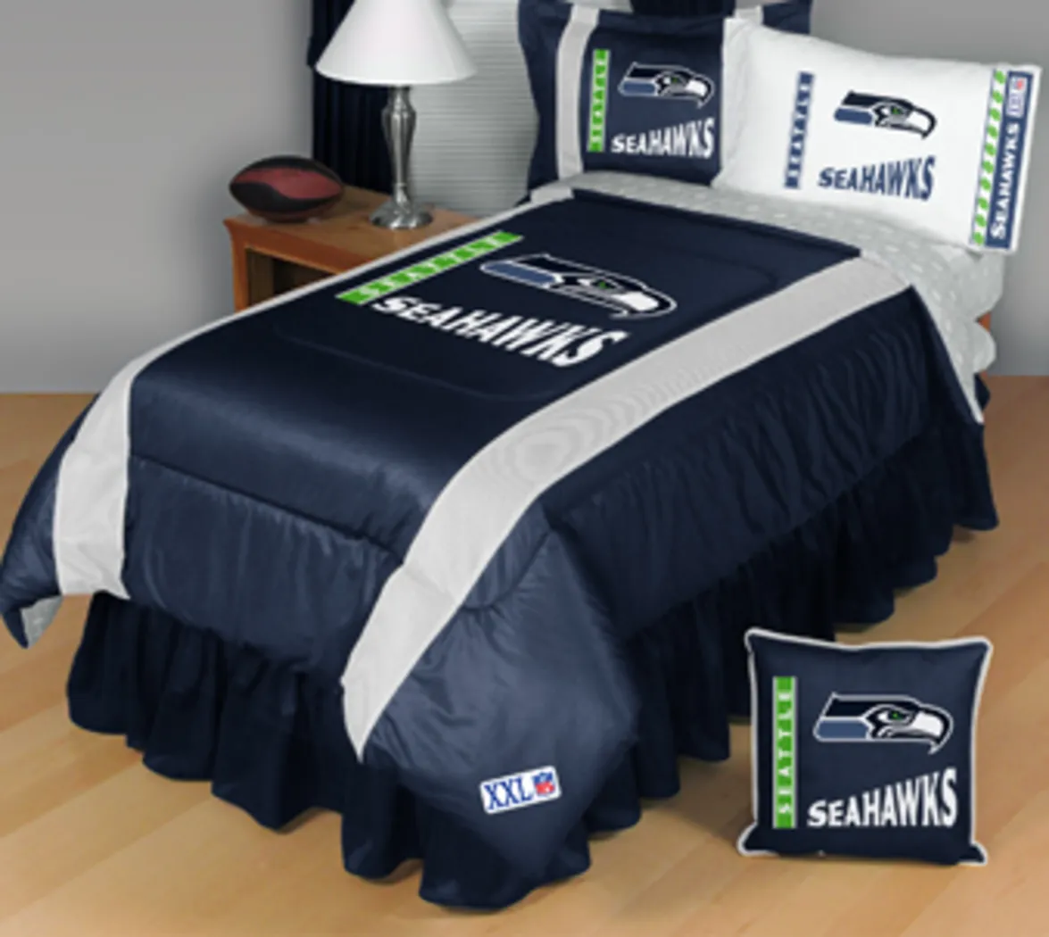 NFL Sidelines Seattle Seahawks Twin Bed Set - Thumbnail - Image 1