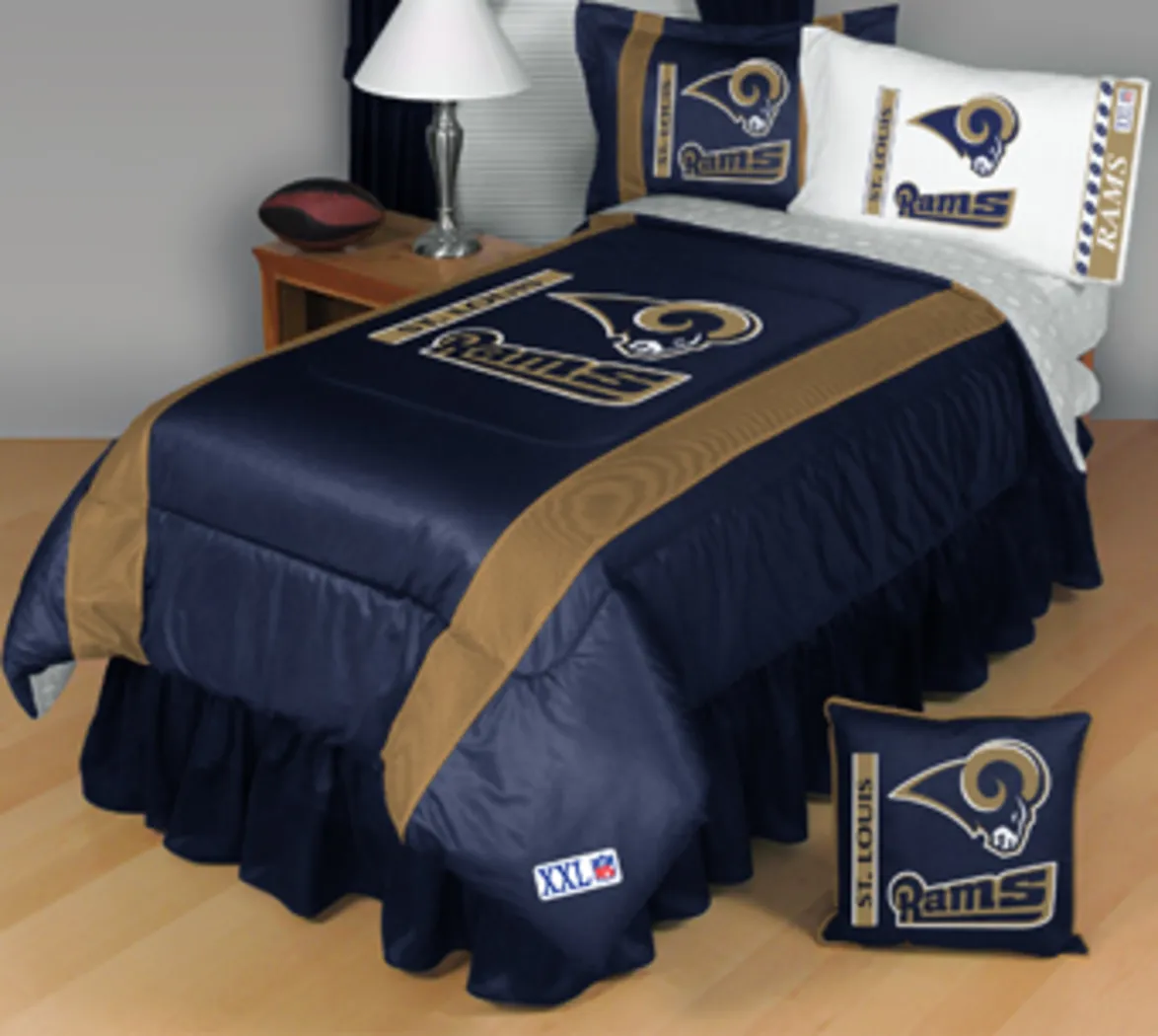 NFL Sidelines St. Louis Rams Full Bed Set - Thumbnail - Image 1