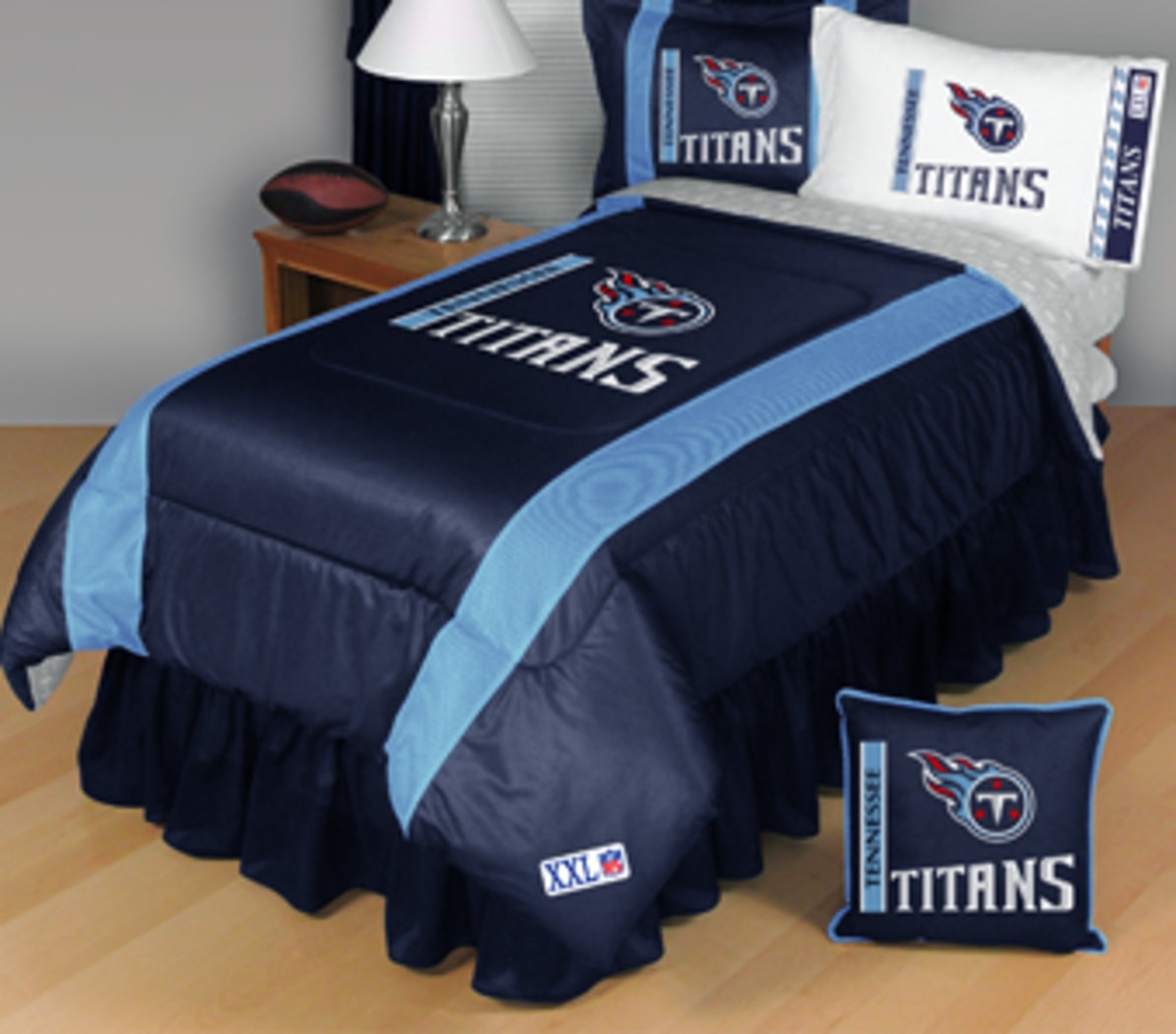 NFL Sidelines Tennessee Titans Twin Bed Set - Thumbnail - Image 1