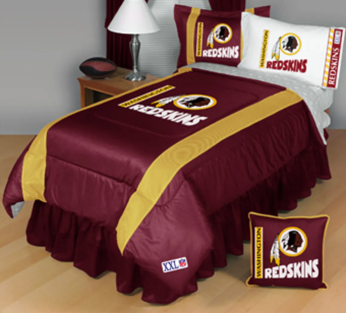 NFL Sidelines Washington Redskins Full Bed Set - Thumbnail - Image 1