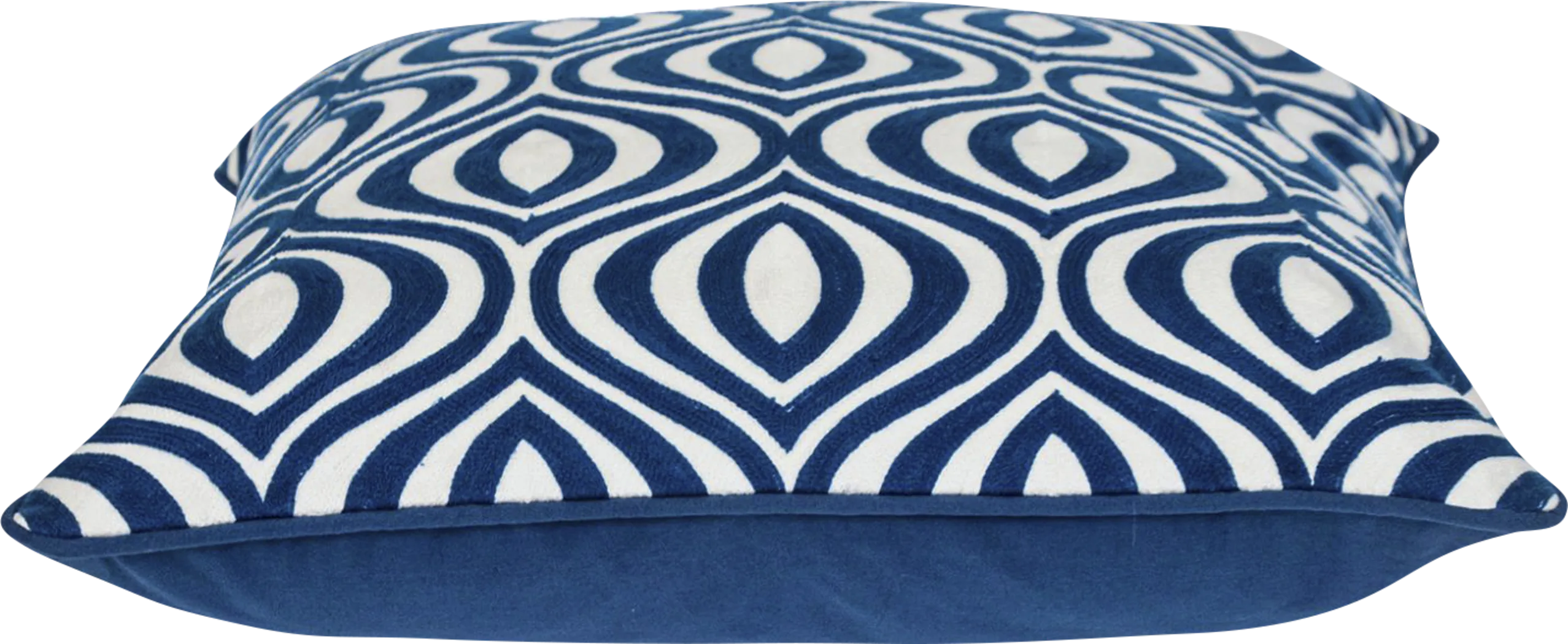 Nhema Blue Accent Pillow - Thumbnail - Image 4