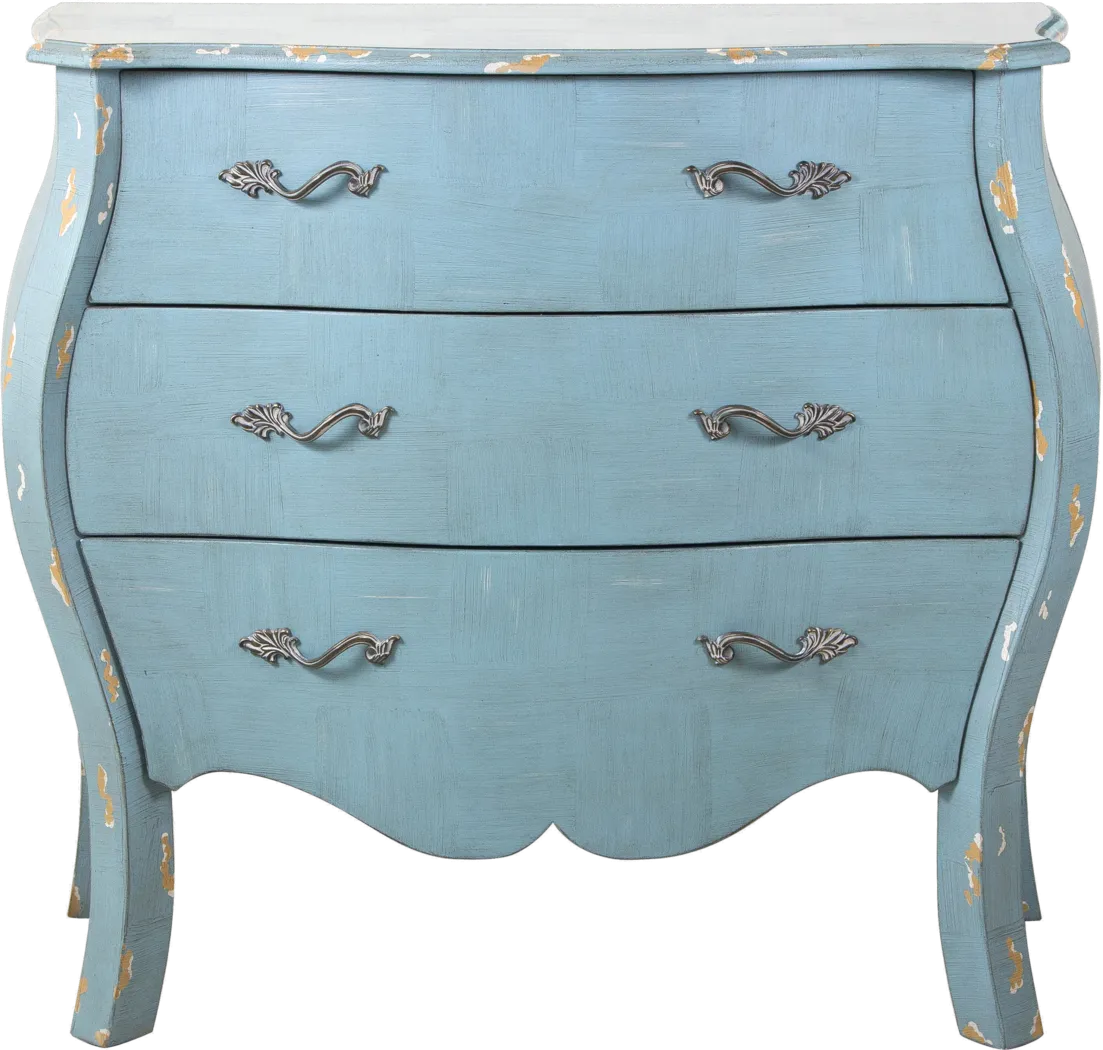 Nia Blue Accent Cabinet - Thumbnail - Image 1