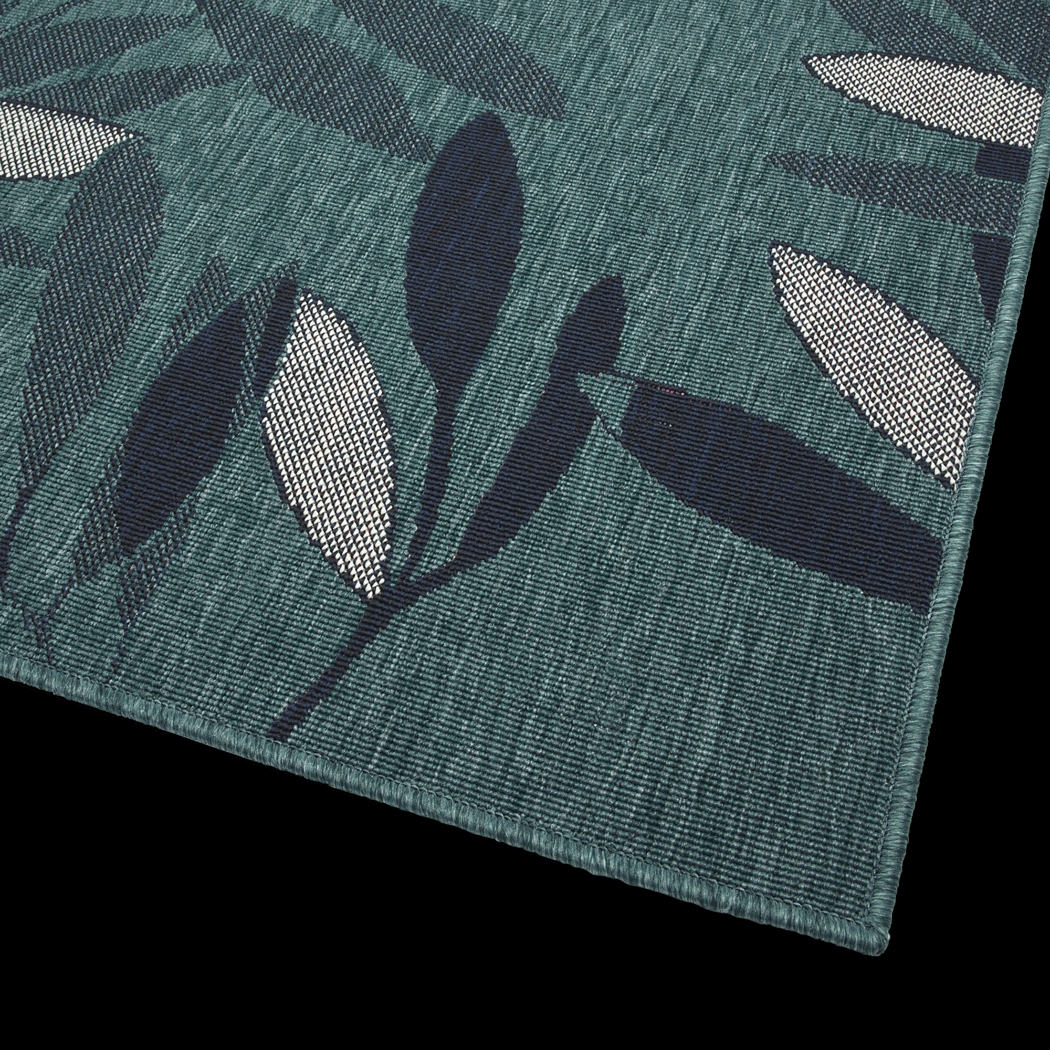 Niabury Teal 5' x 7'6 Rug - Thumbnail - Image 3
