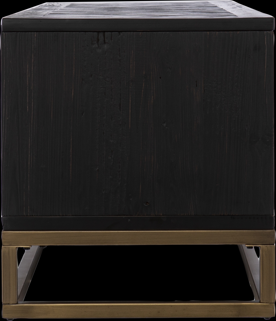 Nialta Black 65 in. Console - Thumbnail - Image 3