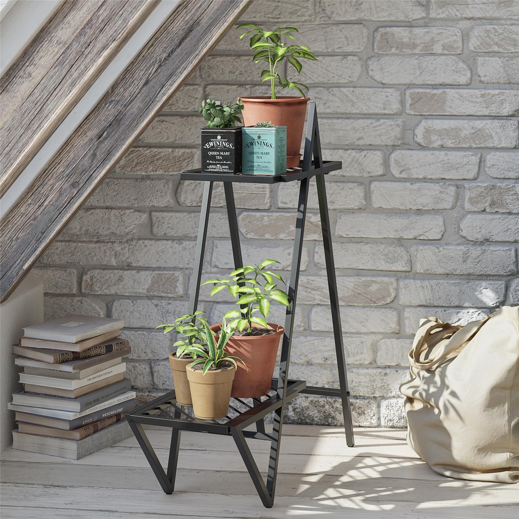 Niangua Black Indoor/Outdoor Plant Stand - Thumbnail - Image 3